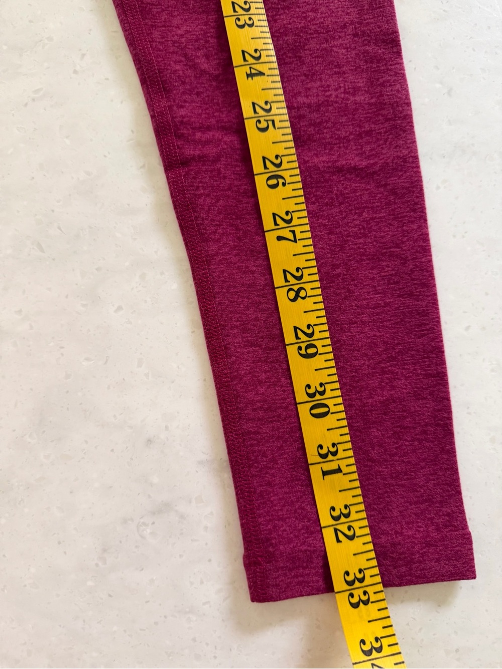 Beyond Yoga Space Dye Caught In The Midi High Waisted Legging -Burgundy - Picture 8 of 10